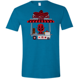 T-Shirts Antique Sapphire / S CHIMICHANGAS & PANCAKES Men's Semi-Fitted Softstyle