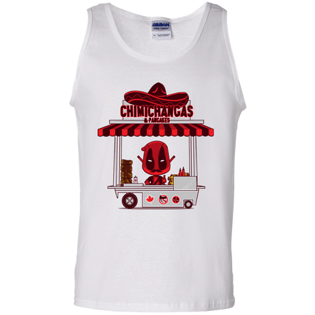 T-Shirts White / S CHIMICHANGAS & PANCAKES Men's Tank Top
