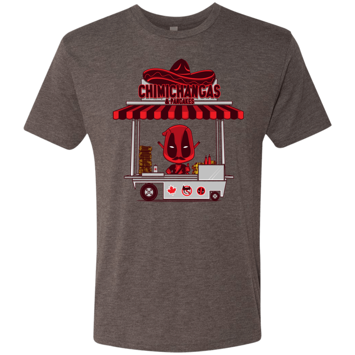 T-Shirts Macchiato / S CHIMICHANGAS & PANCAKES Men's Triblend T-Shirt