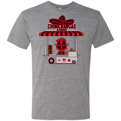 T-Shirts Premium Heather / S CHIMICHANGAS & PANCAKES Men's Triblend T-Shirt