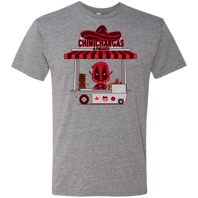 T-Shirts Premium Heather / S CHIMICHANGAS & PANCAKES Men's Triblend T-Shirt