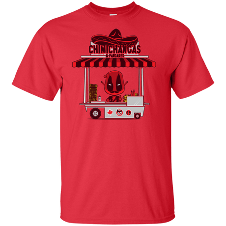 T-Shirts Red / XLT CHIMICHANGAS & PANCAKES Tall T-Shirt