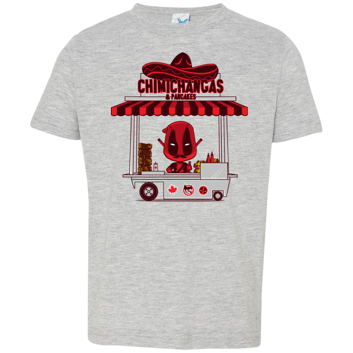 T-Shirts Heather Grey / 2T CHIMICHANGAS & PANCAKES Toddler Premium T-Shirt