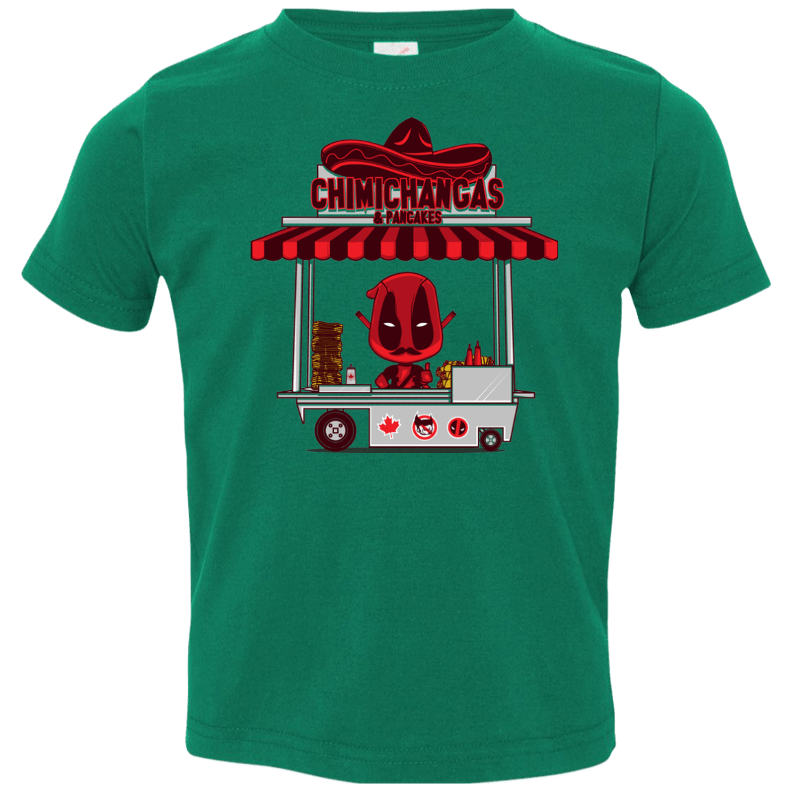 T-Shirts Kelly / 2T CHIMICHANGAS & PANCAKES Toddler Premium T-Shirt