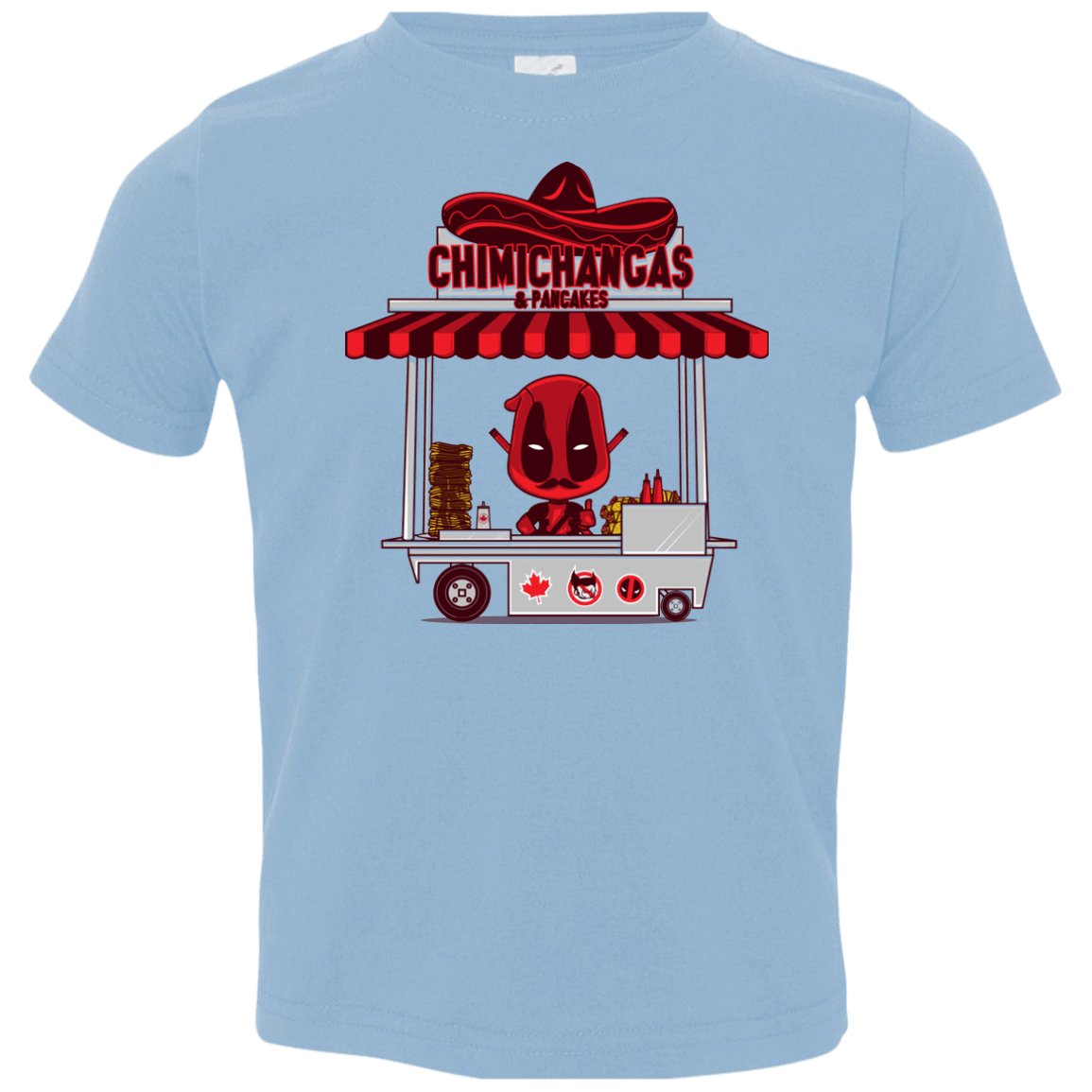 T-Shirts Light Blue / 2T CHIMICHANGAS & PANCAKES Toddler Premium T-Shirt