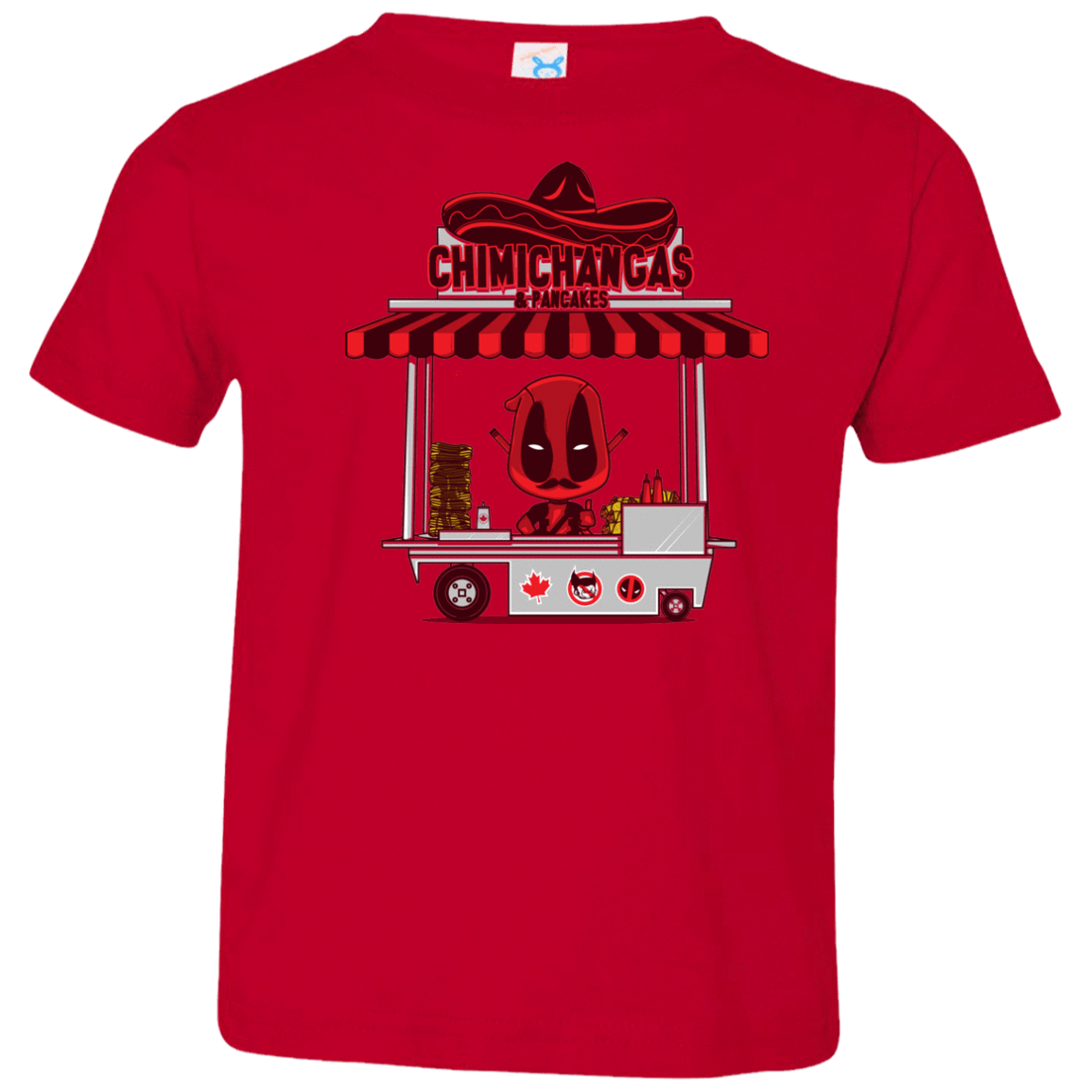 T-Shirts Red / 2T CHIMICHANGAS & PANCAKES Toddler Premium T-Shirt