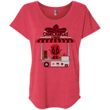T-Shirts Vintage Red / X-Small CHIMICHANGAS & PANCAKES Triblend Dolman Sleeve