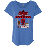 T-Shirts Vintage Royal / X-Small CHIMICHANGAS & PANCAKES Triblend Dolman Sleeve