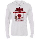 T-Shirts Heather White / X-Small CHIMICHANGAS & PANCAKES Triblend Long Sleeve Hoodie Tee