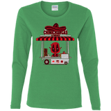 T-Shirts Irish Green / S CHIMICHANGAS & PANCAKES Women's Long Sleeve T-Shirt