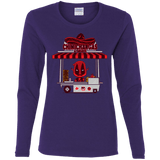 T-Shirts Purple / S CHIMICHANGAS & PANCAKES Women's Long Sleeve T-Shirt