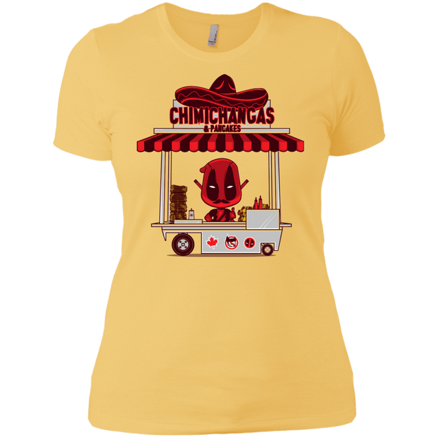 T-Shirts Banana Cream/ / X-Small CHIMICHANGAS & PANCAKES Women's Premium T-Shirt