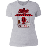 T-Shirts Heather Grey / X-Small CHIMICHANGAS & PANCAKES Women's Premium T-Shirt
