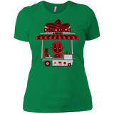 T-Shirts Kelly Green / X-Small CHIMICHANGAS & PANCAKES Women's Premium T-Shirt