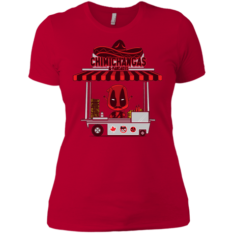 T-Shirts Red / X-Small CHIMICHANGAS & PANCAKES Women's Premium T-Shirt