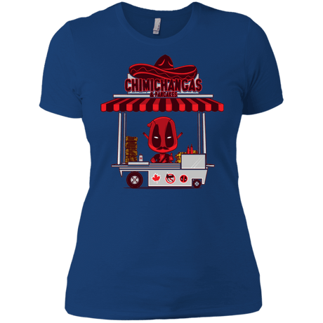 T-Shirts Royal / X-Small CHIMICHANGAS & PANCAKES Women's Premium T-Shirt
