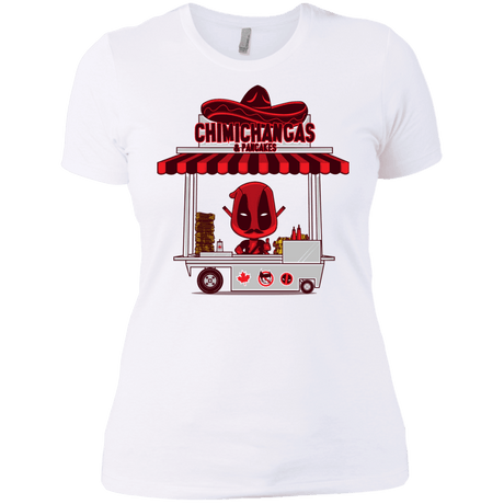 T-Shirts White / X-Small CHIMICHANGAS & PANCAKES Women's Premium T-Shirt