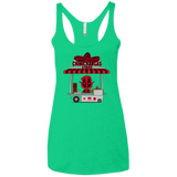 T-Shirts Envy / X-Small CHIMICHANGAS & PANCAKES Women's Triblend Racerback Tank