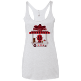 T-Shirts Heather White / X-Small CHIMICHANGAS & PANCAKES Women's Triblend Racerback Tank