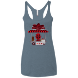 T-Shirts Indigo / X-Small CHIMICHANGAS & PANCAKES Women's Triblend Racerback Tank