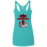 T-Shirts Tahiti Blue / X-Small CHIMICHANGAS & PANCAKES Women's Triblend Racerback Tank