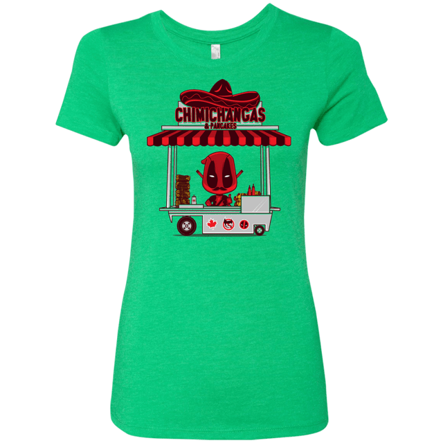T-Shirts Envy / S CHIMICHANGAS & PANCAKES Women's Triblend T-Shirt