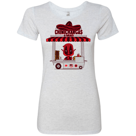 T-Shirts Heather White / S CHIMICHANGAS & PANCAKES Women's Triblend T-Shirt