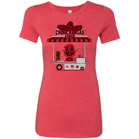 T-Shirts Vintage Red / S CHIMICHANGAS & PANCAKES Women's Triblend T-Shirt