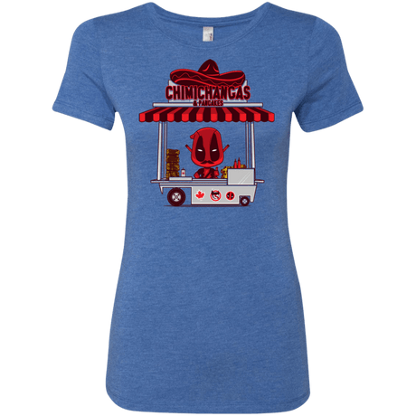 T-Shirts Vintage Royal / S CHIMICHANGAS & PANCAKES Women's Triblend T-Shirt