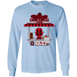 T-Shirts Light Blue / YS CHIMICHANGAS & PANCAKES Youth Long Sleeve T-Shirt