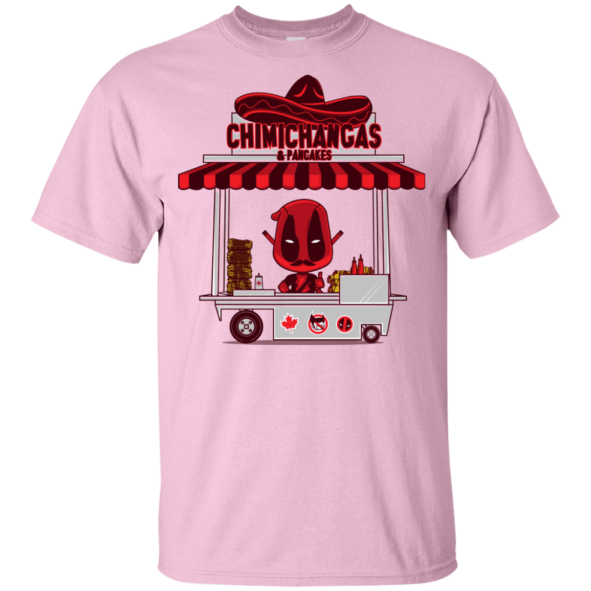 T-Shirts Light Pink / YXS CHIMICHANGAS & PANCAKES Youth T-Shirt