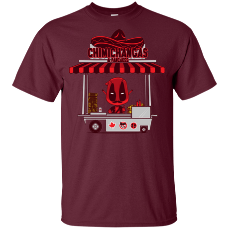 T-Shirts Maroon / YXS CHIMICHANGAS & PANCAKES Youth T-Shirt