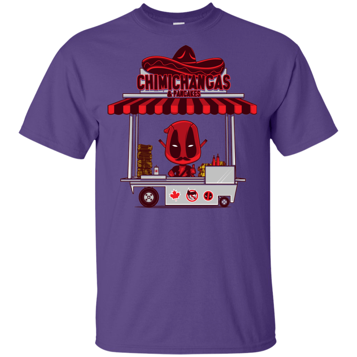 T-Shirts Purple / YXS CHIMICHANGAS & PANCAKES Youth T-Shirt