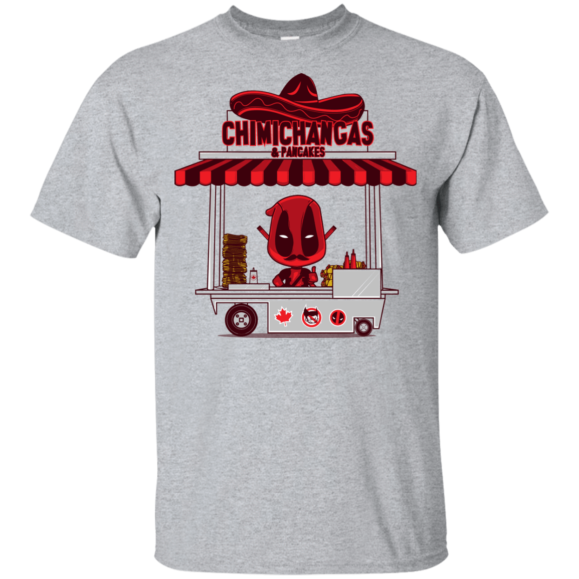 T-Shirts Sport Grey / YXS CHIMICHANGAS & PANCAKES Youth T-Shirt