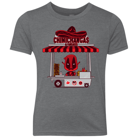 T-Shirts Premium Heather / YXS CHIMICHANGAS & PANCAKES Youth Triblend T-Shirt