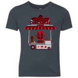 T-Shirts Vintage Navy / YXS CHIMICHANGAS & PANCAKES Youth Triblend T-Shirt