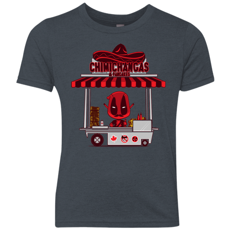 T-Shirts Vintage Navy / YXS CHIMICHANGAS & PANCAKES Youth Triblend T-Shirt