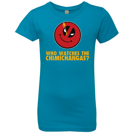T-Shirts Turquoise / YXS Chimichangas V4 Girls Premium T-Shirt