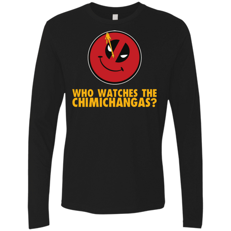 T-Shirts Black / Small Chimichangas V4 Men's Premium Long Sleeve