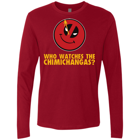 T-Shirts Cardinal / Small Chimichangas V4 Men's Premium Long Sleeve