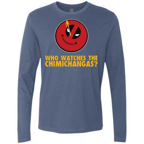 T-Shirts Indigo / Small Chimichangas V4 Men's Premium Long Sleeve