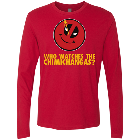 T-Shirts Red / Small Chimichangas V4 Men's Premium Long Sleeve