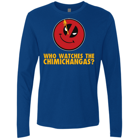 T-Shirts Royal / Small Chimichangas V4 Men's Premium Long Sleeve