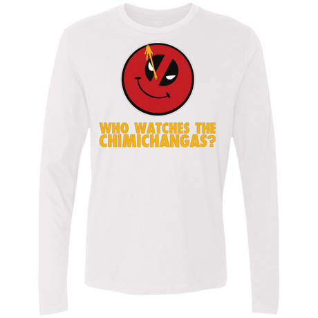 T-Shirts White / Small Chimichangas V4 Men's Premium Long Sleeve