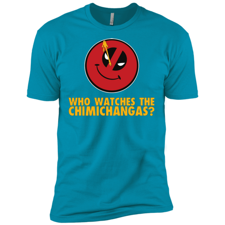 T-Shirts Turquoise / X-Small Chimichangas V4 Men's Premium T-Shirt