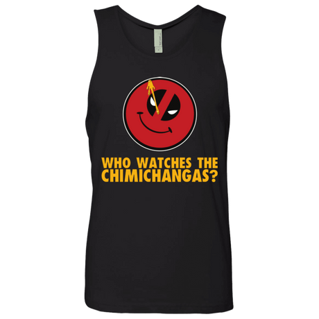 T-Shirts Black / Small Chimichangas V4 Men's Premium Tank Top