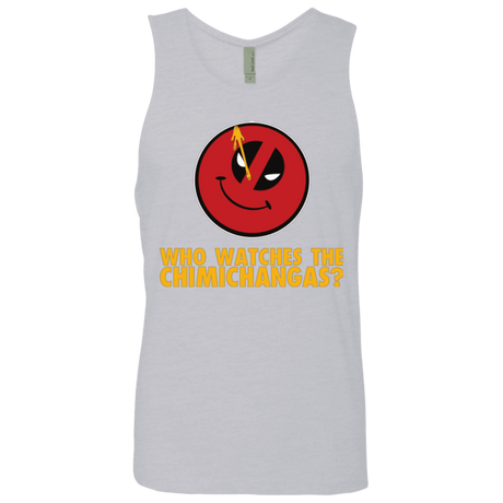 T-Shirts Heather Grey / Small Chimichangas V4 Men's Premium Tank Top
