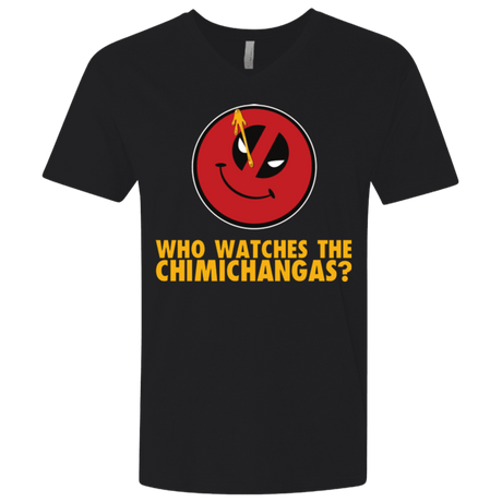 T-Shirts Black / X-Small Chimichangas V4 Men's Premium V-Neck