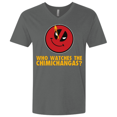 T-Shirts Heavy Metal / X-Small Chimichangas V4 Men's Premium V-Neck