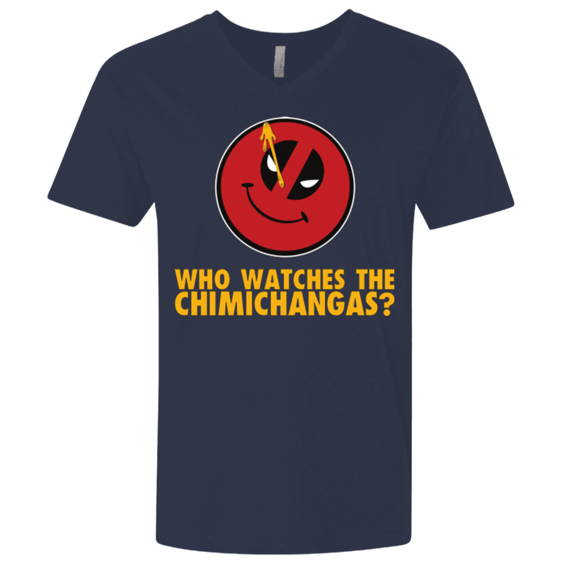 T-Shirts Midnight Navy / X-Small Chimichangas V4 Men's Premium V-Neck